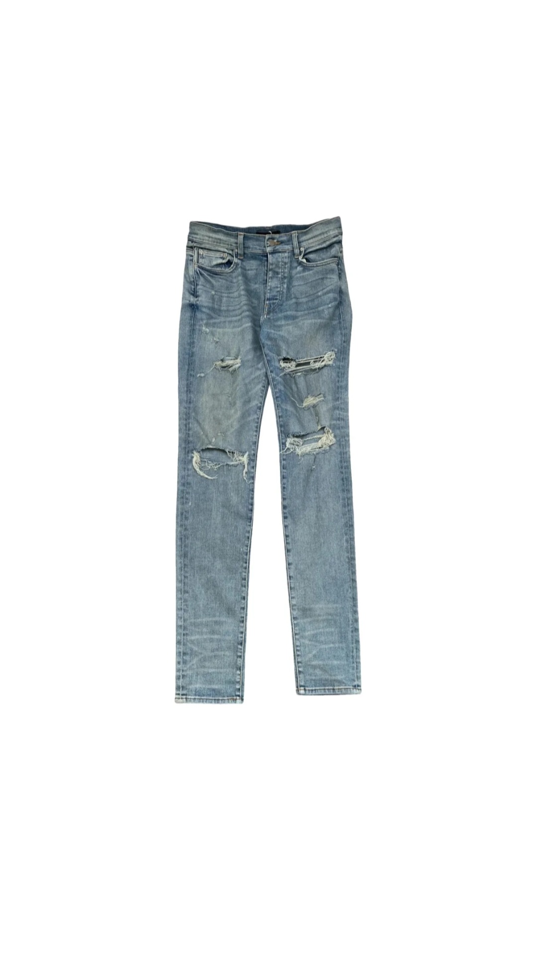 Amiri – Destroy Slim Skinny Jeans