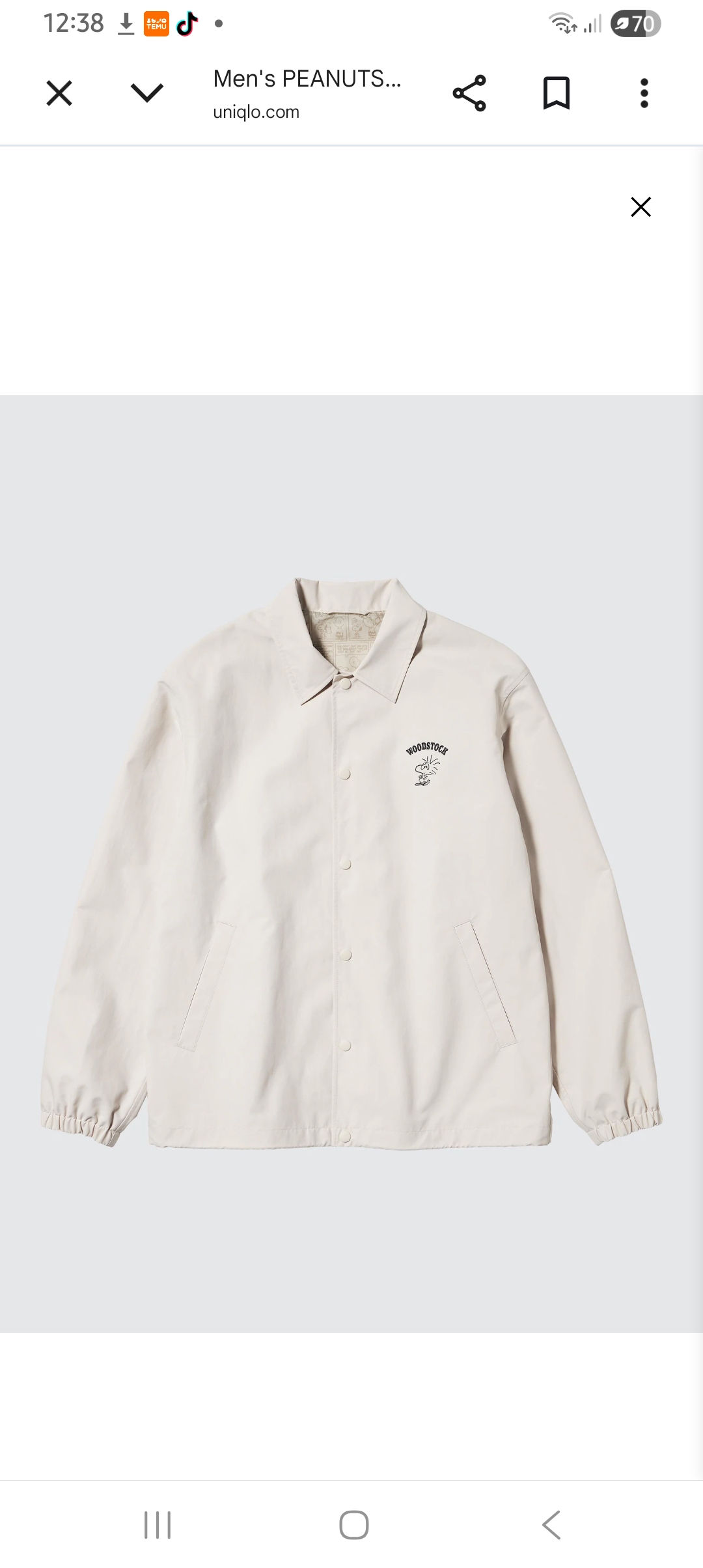 Uniqlo × Peanuts – Coatch